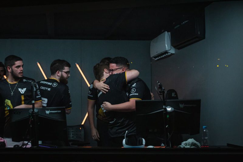 los + one durante partida do br6 antes da classificação ao six invitational 2023