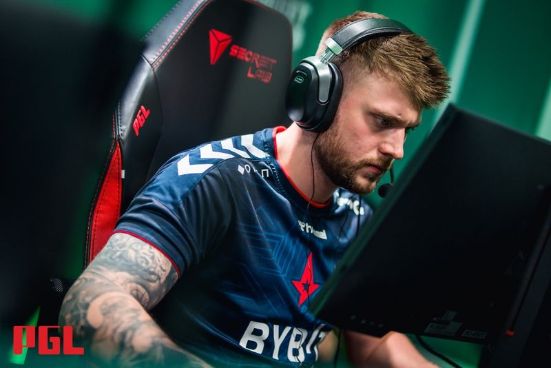 k0nfig duirante partida do rmr europeu para o PGL Major Antwerp 2022