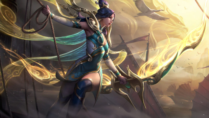 Imagem da Skin Ashe Imperatriz Lunar