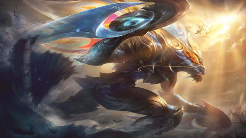 Imagem da skin Kha'Zix Guardião Lunar