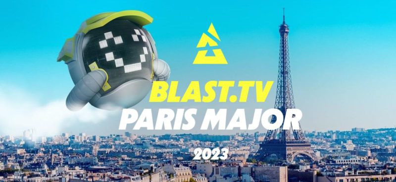 logo da blast.tv paris major 2023