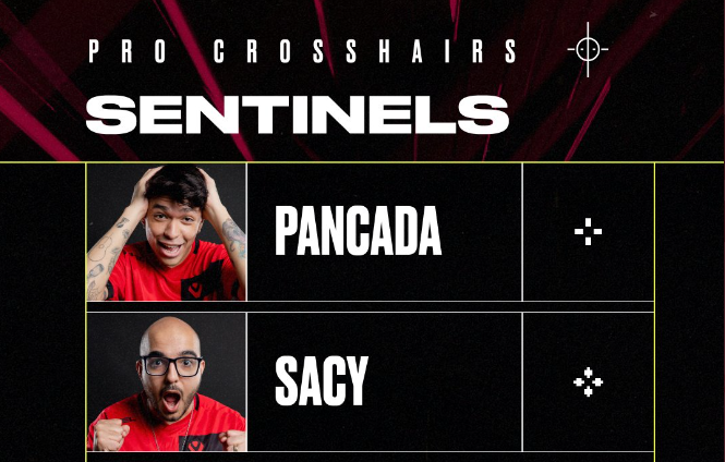 Miras de Sacy e pANcda, ex-jogadores da LOUD e atualmente na Sentinels