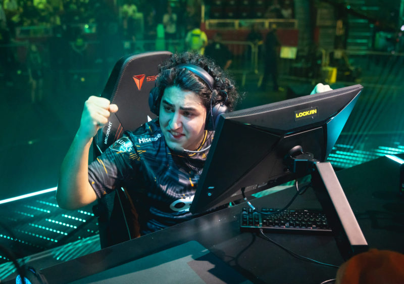 Alfajer, Fnatic player competing in VCT EMEA 2023