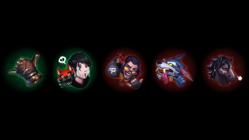 Emotes dos jogadores do CBLOL no Season Kickoff