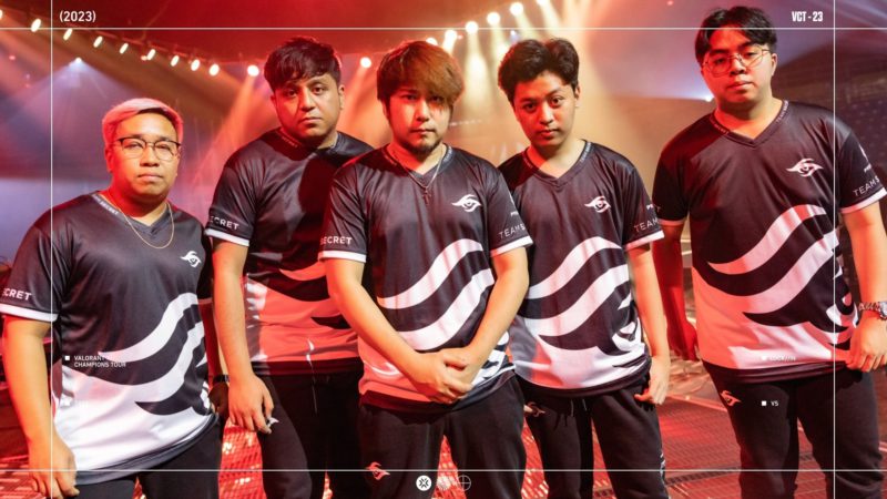 Foto da equipe da Team Secret