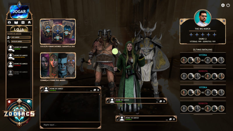 Imagem da tela do jogo Battle OP Zodiacs