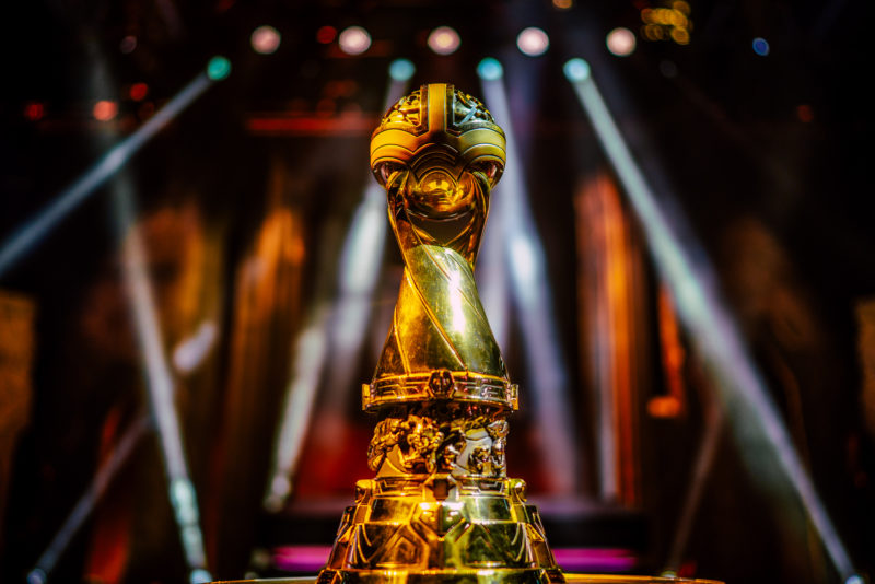 Inmagem do troféu do MSI 2023