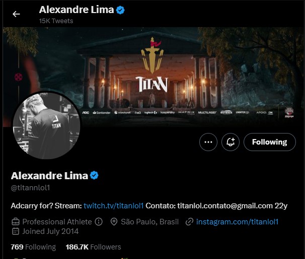 CBLOL 2024: dono da RED admite possível saída de TitaN