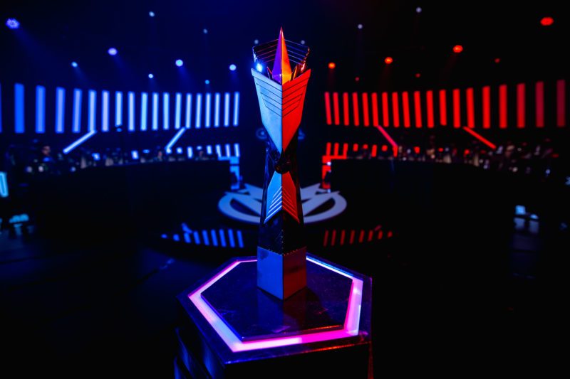 Imagem do troféu do CBLOL 2023