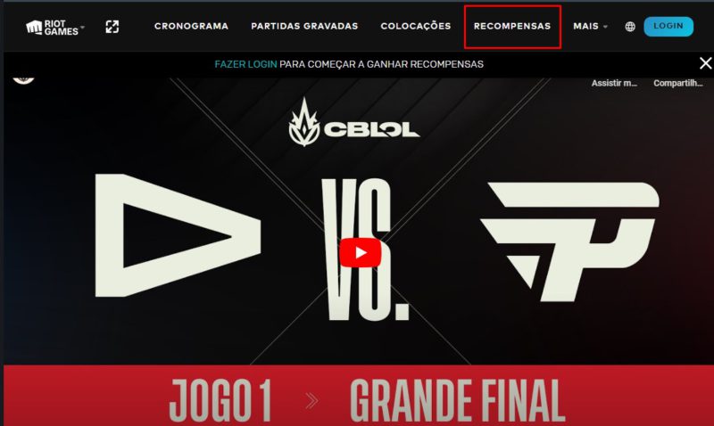 Imagem do site do LoL Esports para mostrar os drops do MSI 2023