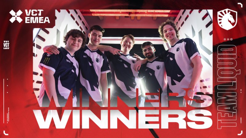 Foto da Liquid, campeã do VCT EMEA 2023