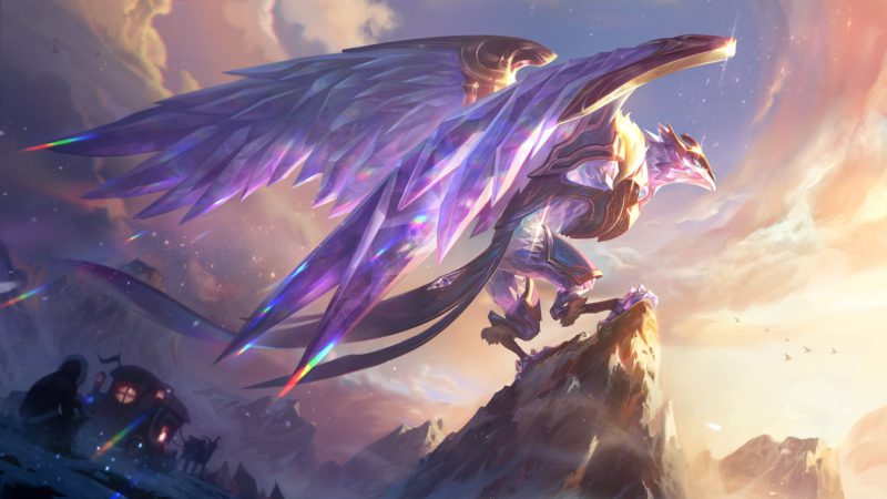 Imagem da skin Anivia Vitoriosa no LoL