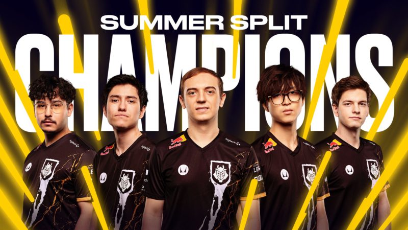 G2 campeã da LEC 2023 Summer Split