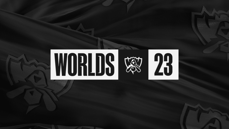 Imagem para representar o Worlds 2023, o mundial de LoL