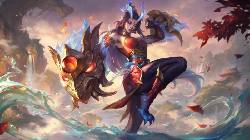 Imagem da skin Shyvana Jornada Imortal no LoL