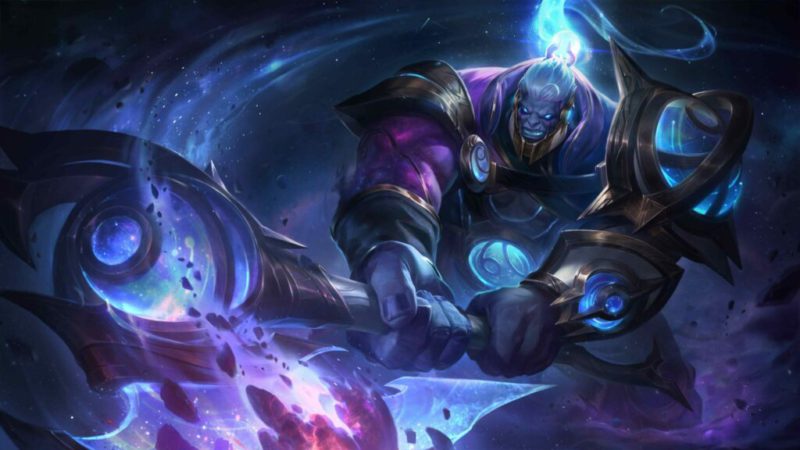 A nova skin do Jhin Cosmos Negro ainda - League of Legends