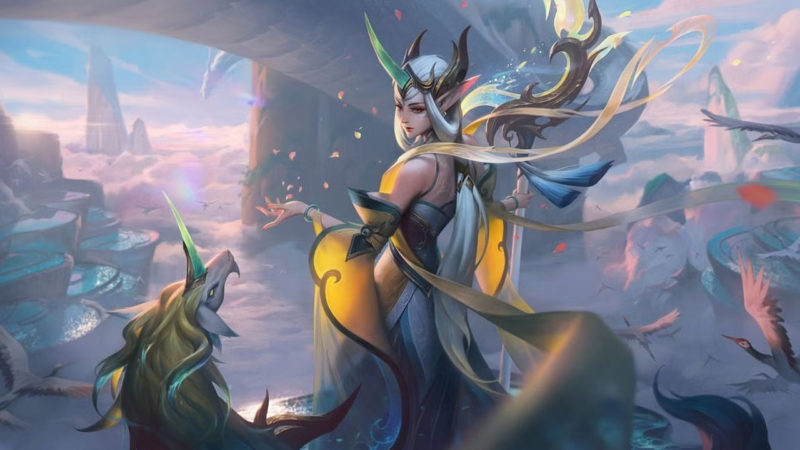 Imagem da skin Soraka Jornada Imortal no LoL