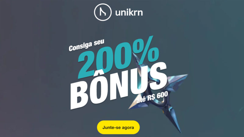 Imagem para ilustrar a matéria de bonus de 200% da Unikrn