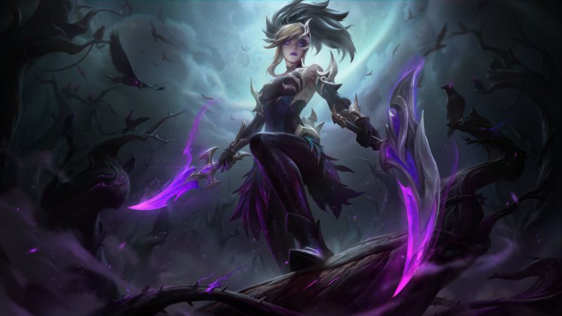 Image of the Akali Congregation of Witches skin in LoL