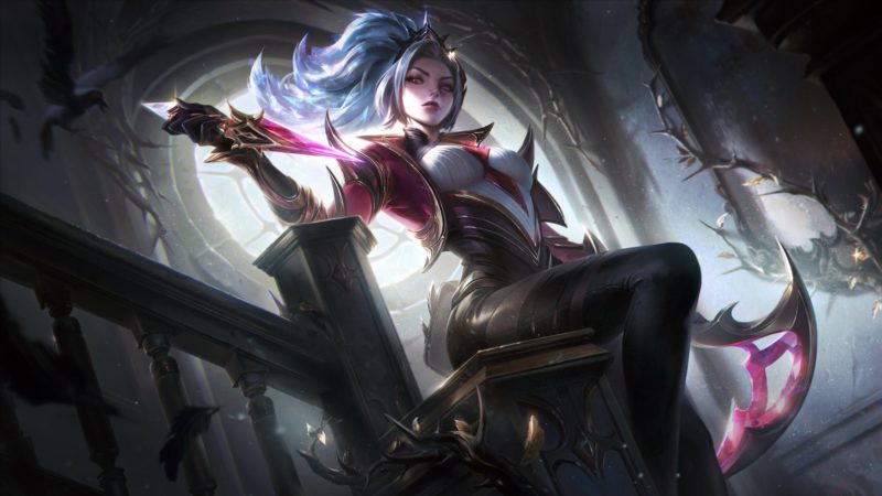 Image of the Akali Congregation of Witches Prestige skin in LoL
