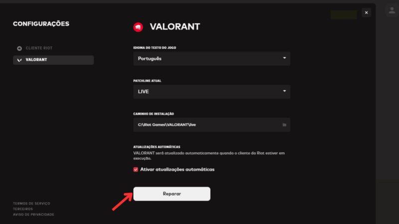 Valorant- COMO RESOLVER O ERRO DE ATUALIZAÇÃO E INSTALAÇÃO! 