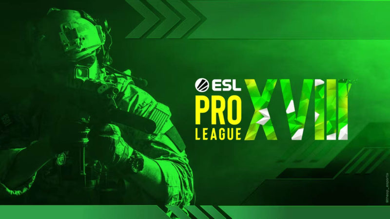 Imagem da ESL Pro LEague S18 com a possibilidade de ser jogada no CS 2