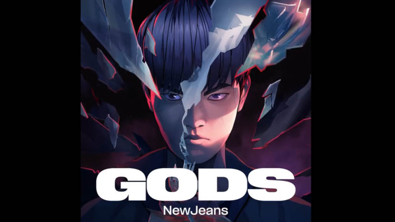 Imagem do teaser ad música GODS, tema do Worlds 2023, o mundial de LoL