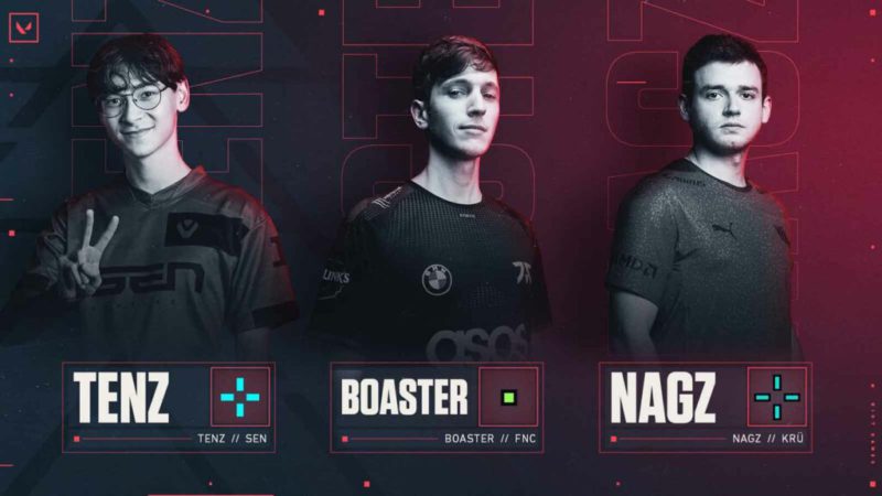 TenZ, Boasters and Nagz - reticles