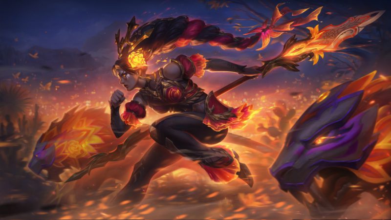 League of Legends  Visual da nova skin da Illaoi dentro do jogo é