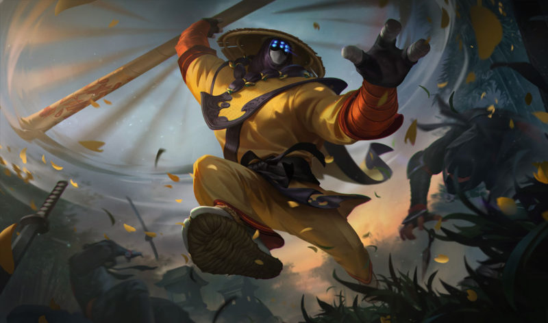 Splash art da skin Neon Pax Jax