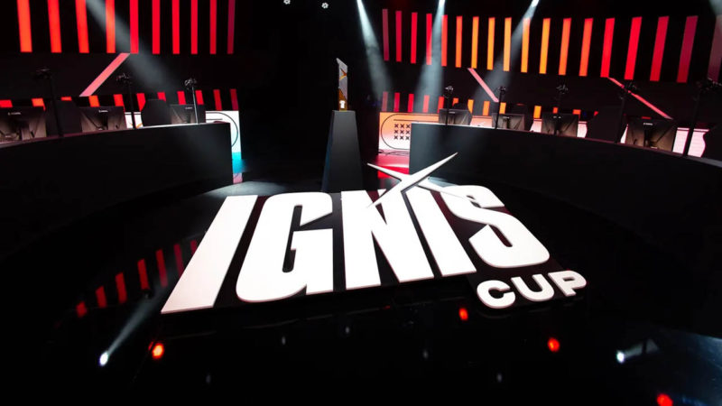 Imagem do palco da Ignis Cup 2023