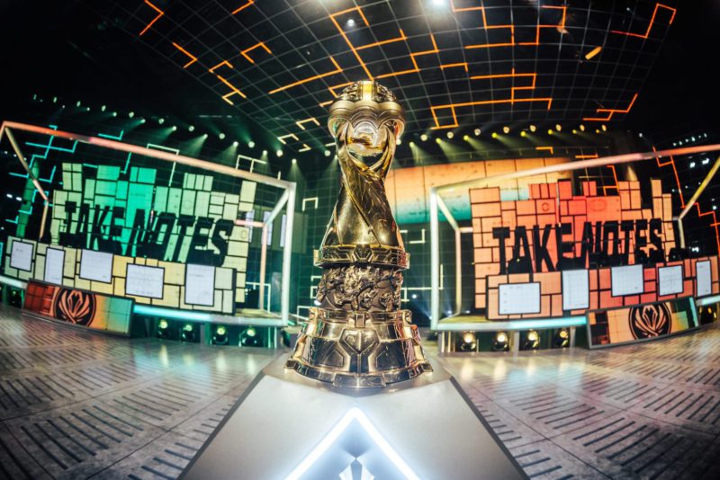 Image of the MSI trophy, which could take place in China in 2024