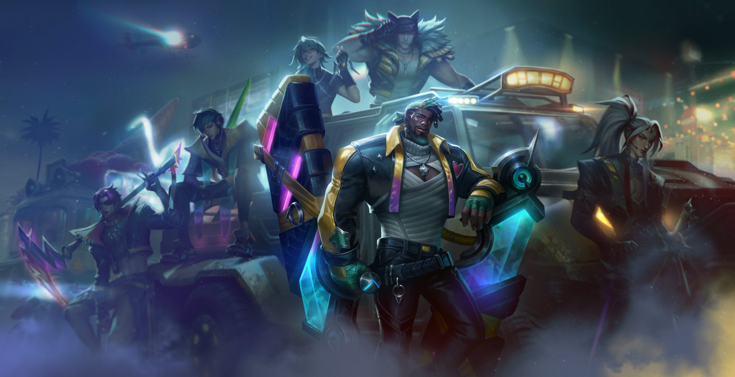 Imagem da skin HEARTSTEEL K'Sante no LoL, prevista para o patch 13.22