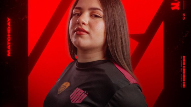 micaela jogadora da KRÜ Blaze no Game Changers Championship 2023