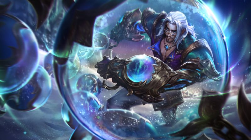 Image of the Sylas Winter 2023 Blessing skin in LoL