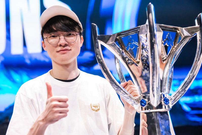Image to illustrate how many times Faker has won