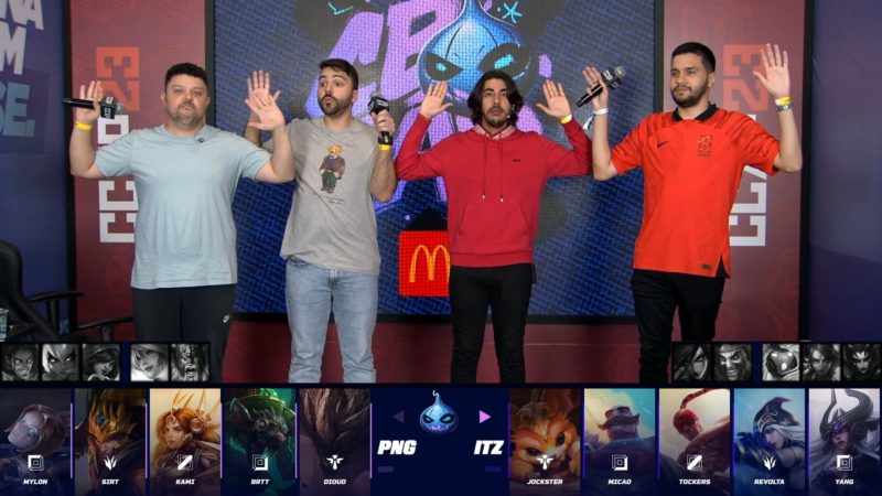 Imagem do Cbolão na partida entre pain vs intz