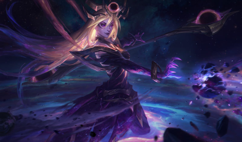 Image of the Lux cosmo Negro skin
