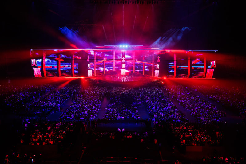 Imagem do Worlds 2023, o torneio de Esports mais visto do ano de 2023