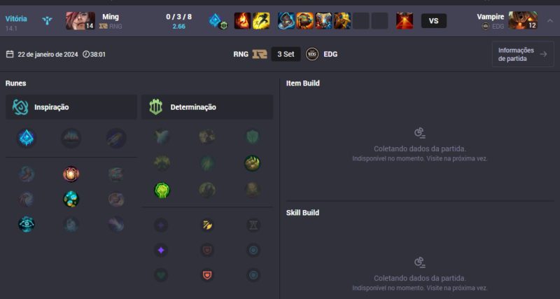 Sett's RNG Ming Build Support against EDG