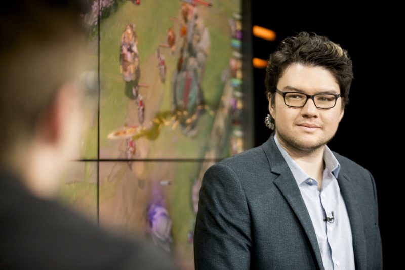 Dyrus na mesa de análise da LCS