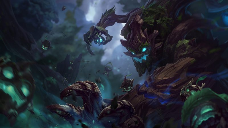In the photo, Maokai, champion who surprises with Master's percentages +
