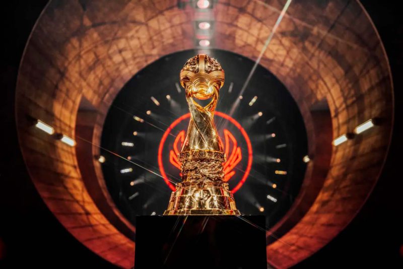 Imagem do troféu do MSI 2024