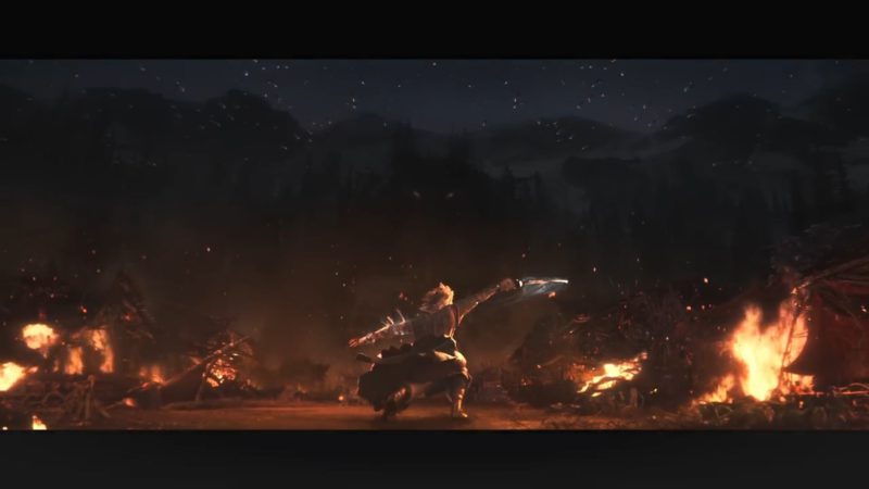 Image of Yasuo in the animation for LoL Season 2024 Note