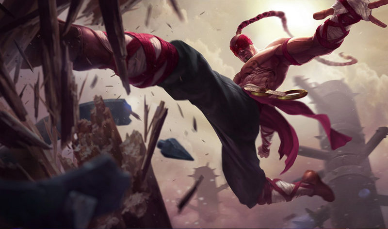 In the photo, Lee Sin, who was invisible in 2017