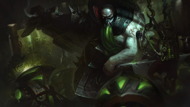 In the photo, Urgot, who is dominating the Korean Server Top in the Mestre+ links