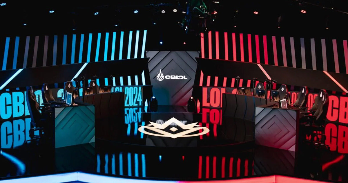 Imagem do palco do CBLOL