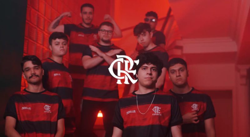 Image of Flamengo's lineup at CBLOL Academy 2024