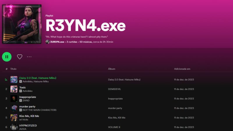 Reyna Playlist VALORANT