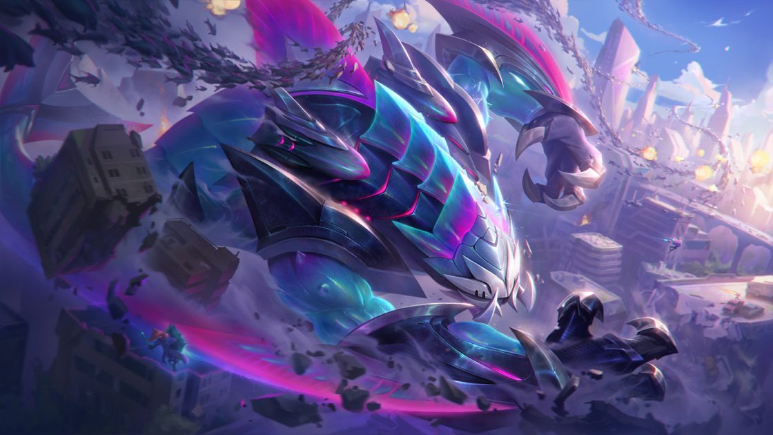 Imagem da skin Rek'Sai Esquadrão Anima no LoL